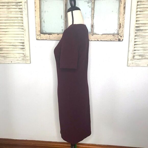 Cute Dark Purple Mario Serrano Cocktail Dress - Picture 4 of 7